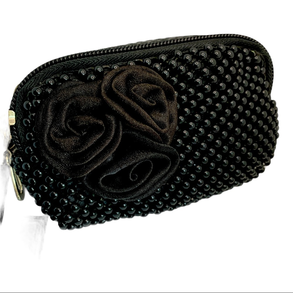 Versatile Mini Beaded Bag and key chain set. NWT